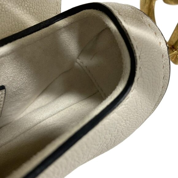Auth DIOR/ChristianDior Saddle Microbag - White Leather Handbag - Picture 14 of 14